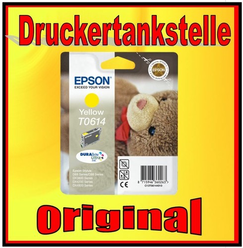 Genuine epson t0614 yellow - t0614,
