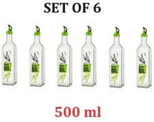 Sets Of 500ml/ 250ml Glass Oil