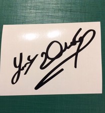 Joey dunlop autograph black - joey,