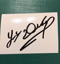 Joey Dunlop Autograph BLACK