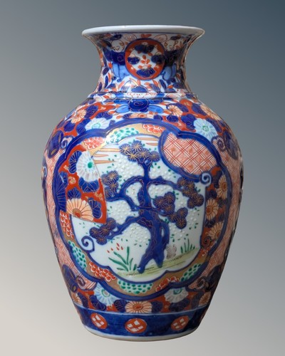 Antique japanese imari vase - antique,