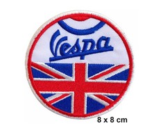 Vespa Union Jack Bikers