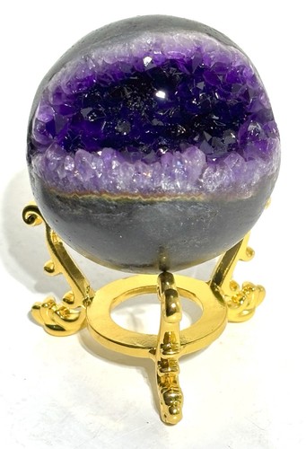 Amethyst sphere geode crystal - amethyst,