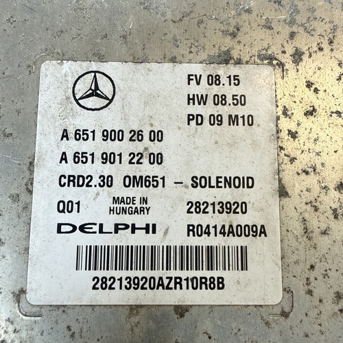 Mercedes sprinter 2009 ecu - mercedes,