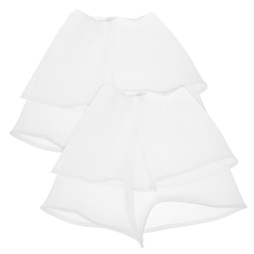 2pcs white polyester - 2pcs, wedding