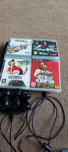 Ps3 console games bundle - console,