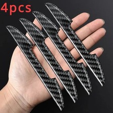 4x BLACK CARBON Gel Car Door