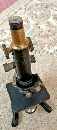 Vintage microscope very heavy - very,