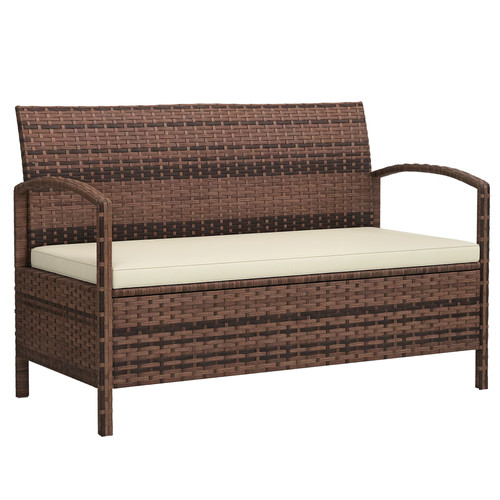 Outsunny rattan garden - garden, bench