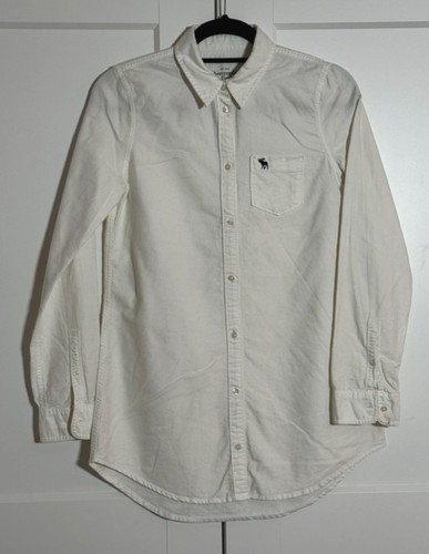 Abercrombie kids white - abercrombie, cotton