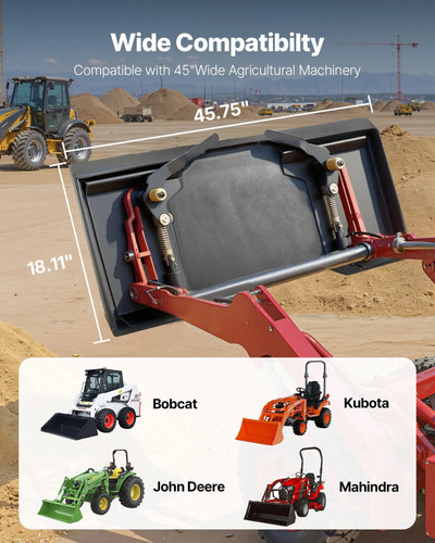 Skid steer mount plate - in,