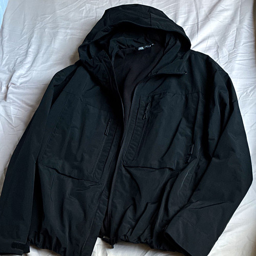 Zara men black - men’s, hooded