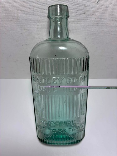 Nice aqua old - nice, embossed