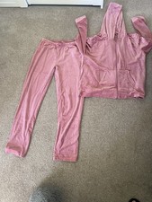Pink Velour Tracksuit Medium Never Worn