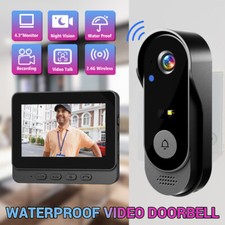 HD Smart Wireless WiFi Video Doorbell Camera Intercom Security Camera Door Bell