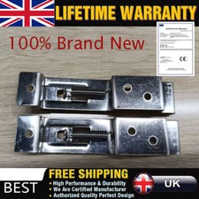 Trailer Number Plate Clips Holder Spring Loaded Stainless Steel One Pair UK