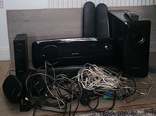 Samsung HT-XQ100 Center Unit Home Theater System Speakers Subwoofer PARTLY WORKI