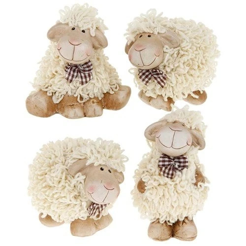 Small shaggy woolly sheep - shaggy,