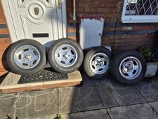 CLASSIC VAUXHALL WOLFRACE ALLOYS WITH EXCELLENT 185/70/13 TYRES