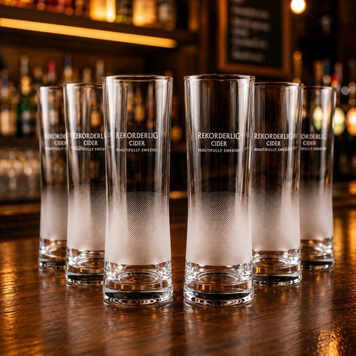 Rekorderlig cider glasses - 6,