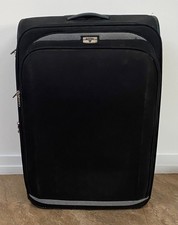 ANTLER SUITCASE LARGE - SOFT SHELL- EXPANDABLE - BLACK - EXCELLENT CONDITION