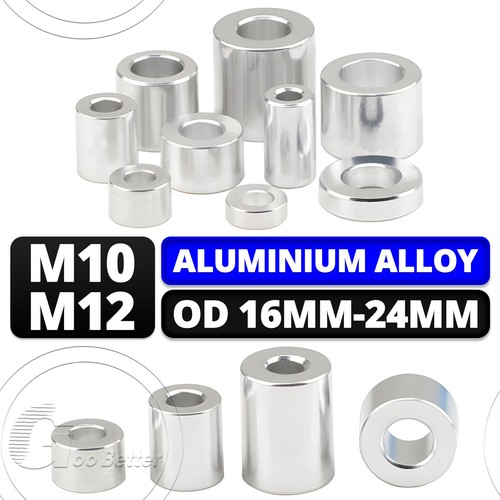 Aluminium standoff spacers m10 - aluminium,