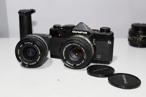 Olympus om1n black with motor - with,
