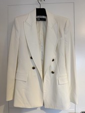 ZARA Double Breasted Blazer XS