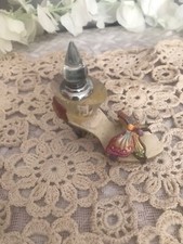 Old Ceramic and Metal 'Shoe'