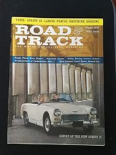 Road & Track Magazine August 1961 - Austin-Healey Sprite II - Jaguar Mark IV