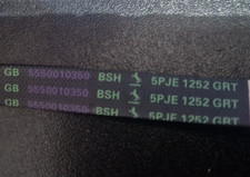 5PJE 1252 GRT Belt Bosch Siemens Belt Washing Machine Drive Belt  BSH 5550010350