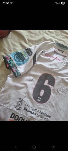 Ospreys rugby shirt - rugby, match