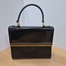 Ted Baker patent black handbag