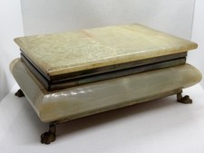 Jade Marble Claw-footed Hinged