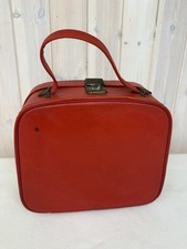Vintage Vanity Case Red Bag