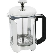 La Cafetiere Roma 4 Cup Stainless Steel French Press Coffee Maker Silver