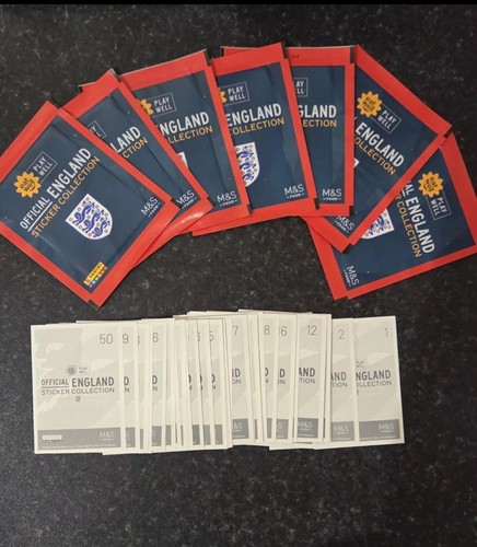 Panini england sticker - m&s,
