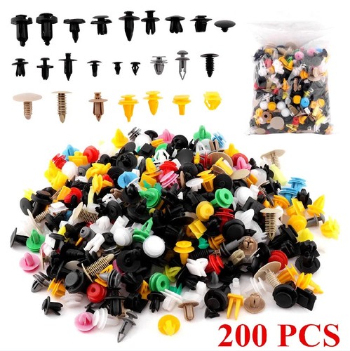 200pcs plastic fasteners - 200pcs, car