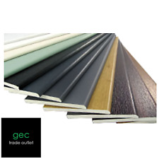 UPVC Plastic Architrave Trim Door Window Grey White Oak Black  45mm, 70mm, 90mm