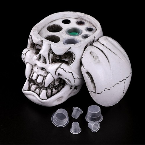 Tattoo supplies skull shape - tattoo,