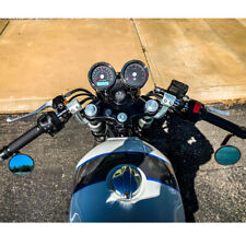 ROUND 7/8" MOTORCYCLE BAR END MIRRORS ANTI GLARE FOR HONDA TRIUMPH BOBBER CUSTOM