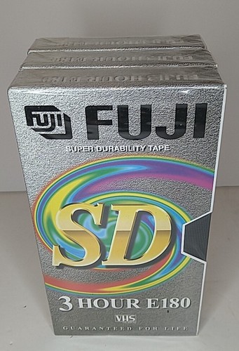 Blank vhs video - video, fuji