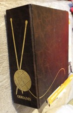 30 vintage knitting & crochet patterns in ring binder Odhams + one smocking