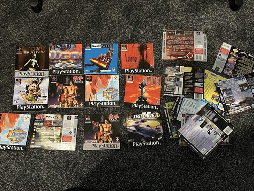 Game manual joblot ps1 - game,