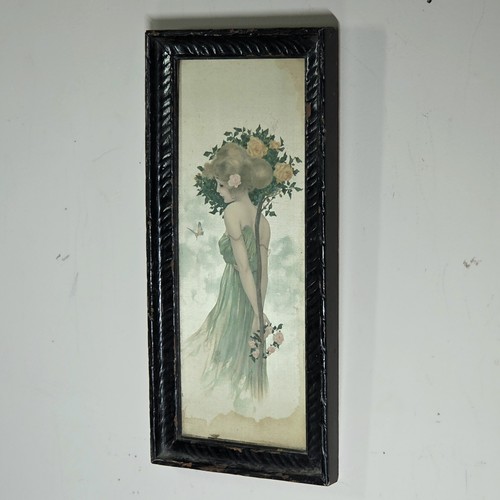 Antique art nouveau framed - art,