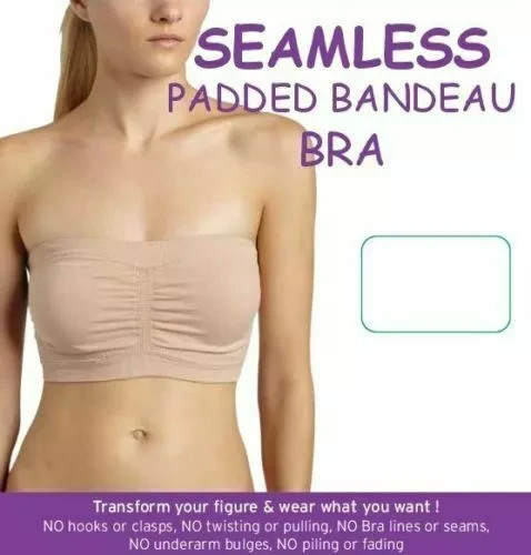 Ladies new seamless bandeau - new,