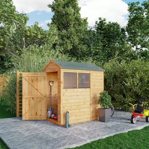 6x4 wooden garden shed shiplap - 6x4,