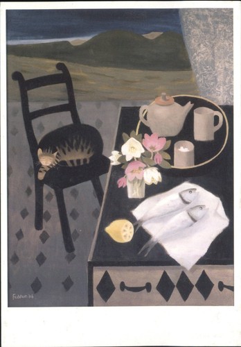 Mary fedden sleeping cat - mary,