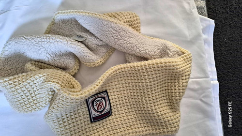 Superdry cream waffle knit - cream,