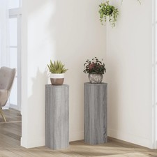 WALPLUS Plant Stand 2 pcs Grey